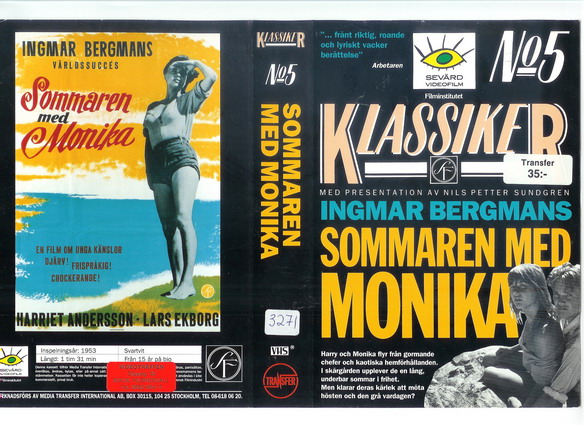 SOMMAREN MED MONIKA (VHS)